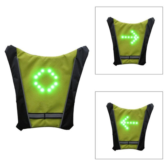 Gilet de cyclisme sans fil à LED